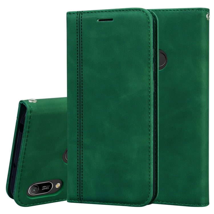 Frosted Business Magnetic Horizontal Flip PU Leather Case with Holder & Card Slot & Lanyard, For Huawei P40 Pro, For Huawei P40 Lite, For Huawei P Smart 2019, For Huawei P Smart / Enjoy 7S, For Huawei Y5 (2018), For Huawei P30 Lite���������������������...