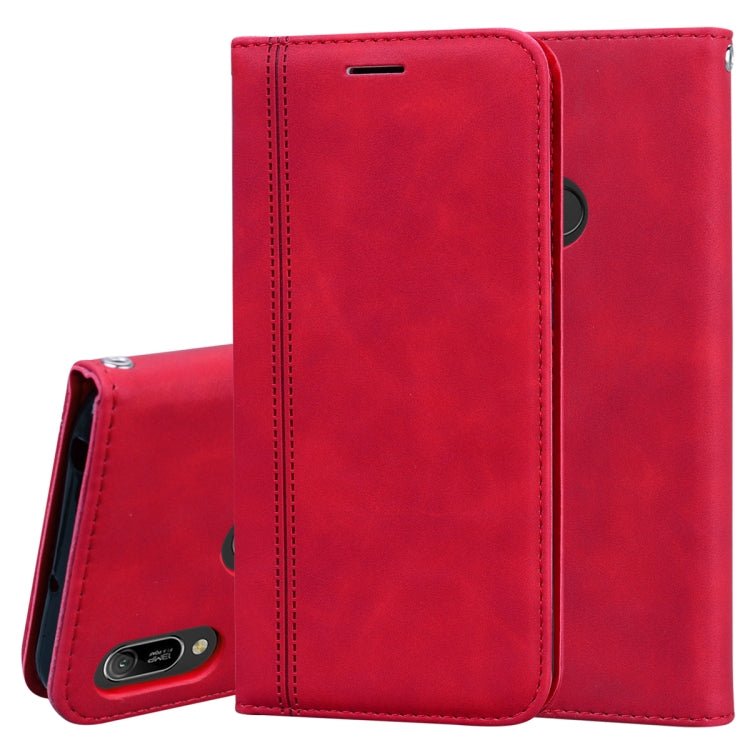Frosted Business Magnetic Horizontal Flip PU Leather Case with Holder & Card Slot & Lanyard, For Huawei P40 Pro, For Huawei P40 Lite, For Huawei P Smart 2019, For Huawei P Smart / Enjoy 7S, For Huawei Y5 (2018), For Huawei P30 Lite���������������������...