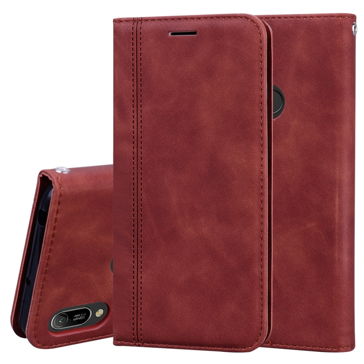 Frosted Business Magnetic Horizontal Flip PU Leather Case with Holder & Card Slot & Lanyard, For Huawei P40 Pro, For Huawei P40 Lite, For Huawei P Smart 2019, For Huawei P Smart / Enjoy 7S, For Huawei Y5 (2018), For Huawei P30 Lite���������������������...