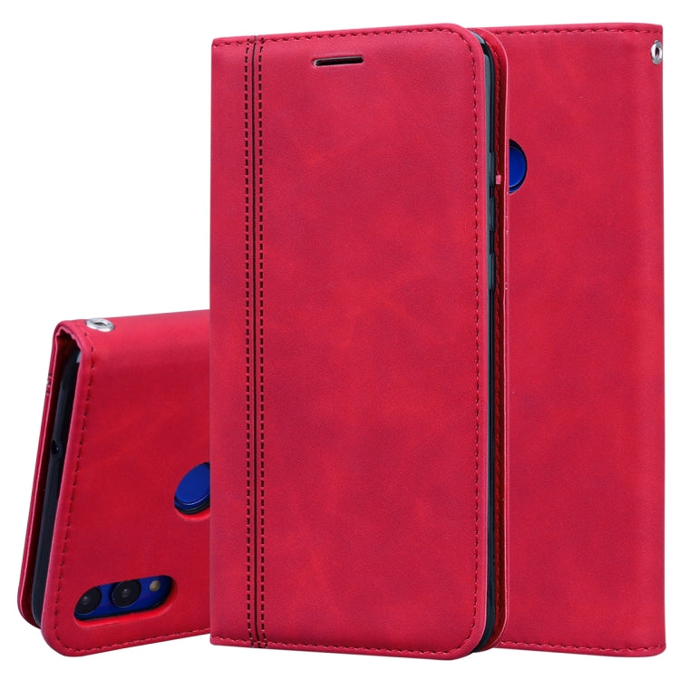 Frosted Business Magnetic Horizontal Flip PU Leather Case with Holder & Card Slot & Lanyard, For Huawei P40 Pro, For Huawei P40 Lite, For Huawei P Smart 2019, For Huawei P Smart / Enjoy 7S, For Huawei Y5 (2018), For Huawei P30 Lite���������������������...