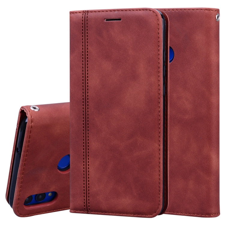 Frosted Business Magnetic Horizontal Flip PU Leather Case with Holder & Card Slot & Lanyard, For Huawei P40 Pro, For Huawei P40 Lite, For Huawei P Smart 2019, For Huawei P Smart / Enjoy 7S, For Huawei Y5 (2018), For Huawei P30 Lite���������������������...