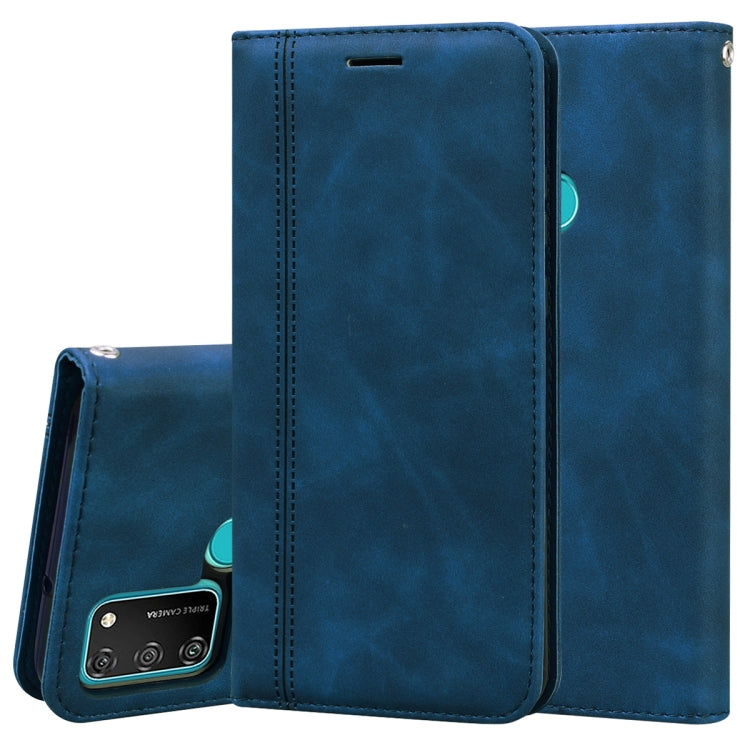 Frosted Business Magnetic Horizontal Flip PU Leather Case with Holder & Card Slot & Lanyard, For Huawei P40 Pro, For Huawei P40 Lite, For Huawei P Smart 2019, For Huawei P Smart / Enjoy 7S, For Huawei Y5 (2018), For Huawei P30 Lite���������������������...