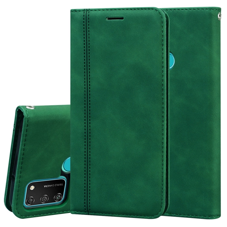 Frosted Business Magnetic Horizontal Flip PU Leather Case with Holder & Card Slot & Lanyard, For Huawei P40 Pro, For Huawei P40 Lite, For Huawei P Smart 2019, For Huawei P Smart / Enjoy 7S, For Huawei Y5 (2018), For Huawei P30 Lite���������������������...