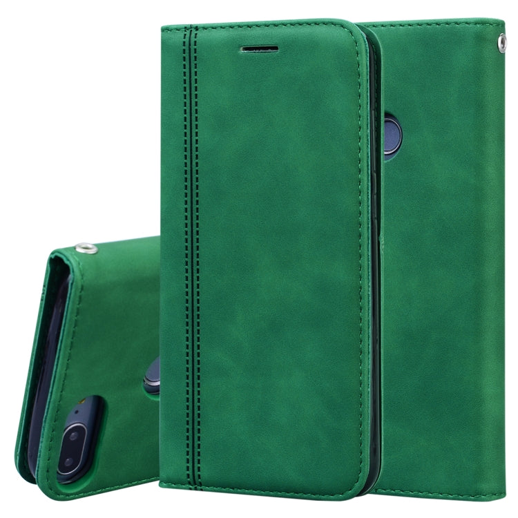Frosted Business Magnetic Horizontal Flip PU Leather Case with Holder & Card Slot & Lanyard, For Huawei P40 Pro, For Huawei P40 Lite, For Huawei P Smart 2019, For Huawei P Smart / Enjoy 7S, For Huawei Y5 (2018), For Huawei P30 Lite���������������������...