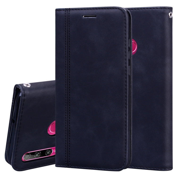 Frosted Business Magnetic Horizontal Flip PU Leather Case with Holder & Card Slot & Lanyard, For Huawei P40 Pro, For Huawei P40 Lite, For Huawei P Smart 2019, For Huawei P Smart / Enjoy 7S, For Huawei Y5 (2018), For Huawei P30 Lite���������������������...