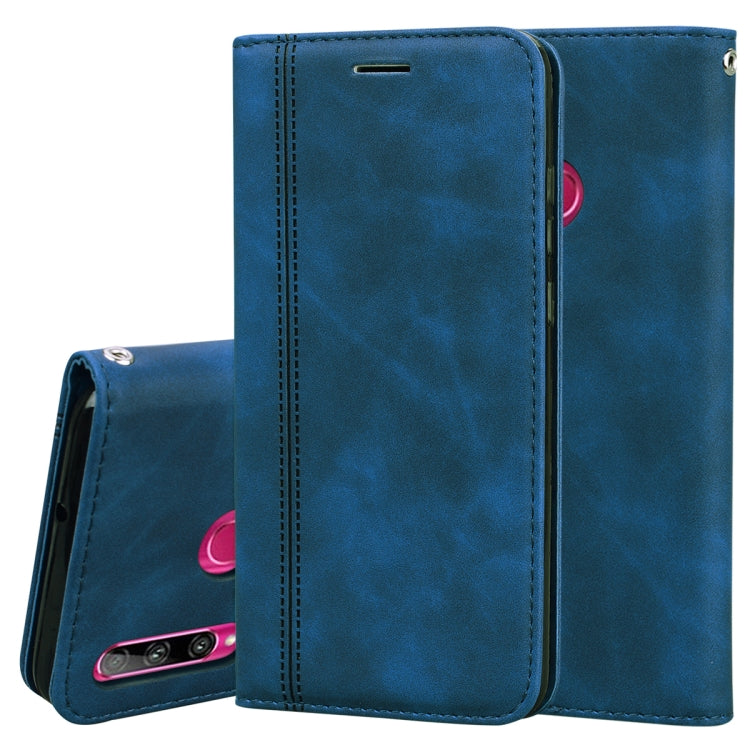Frosted Business Magnetic Horizontal Flip PU Leather Case with Holder & Card Slot & Lanyard, For Huawei P40 Pro, For Huawei P40 Lite, For Huawei P Smart 2019, For Huawei P Smart / Enjoy 7S, For Huawei Y5 (2018), For Huawei P30 Lite���������������������...