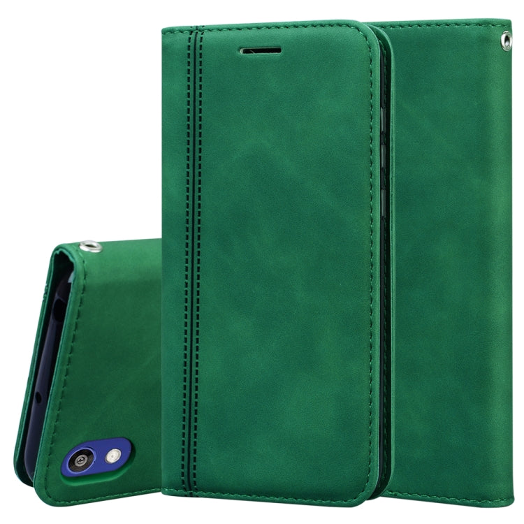 Frosted Business Magnetic Horizontal Flip PU Leather Case with Holder & Card Slot & Lanyard, For Huawei P40 Pro, For Huawei P40 Lite, For Huawei P Smart 2019, For Huawei P Smart / Enjoy 7S, For Huawei Y5 (2018), For Huawei P30 Lite���������������������...