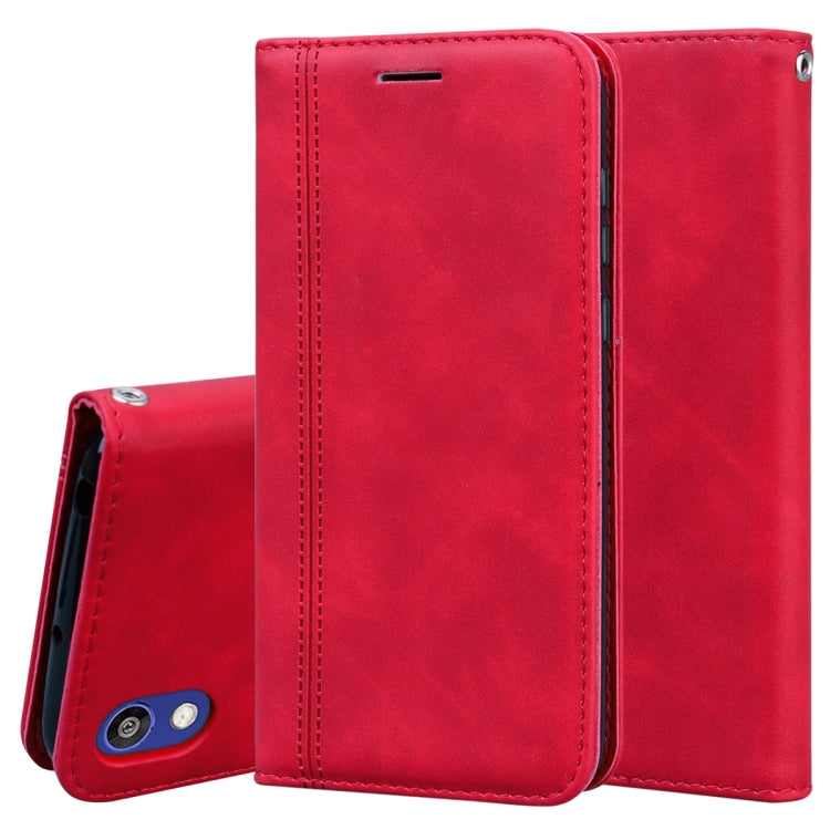 Frosted Business Magnetic Horizontal Flip PU Leather Case with Holder & Card Slot & Lanyard, For Huawei P40 Pro, For Huawei P40 Lite, For Huawei P Smart 2019, For Huawei P Smart / Enjoy 7S, For Huawei Y5 (2018), For Huawei P30 Lite���������������������...