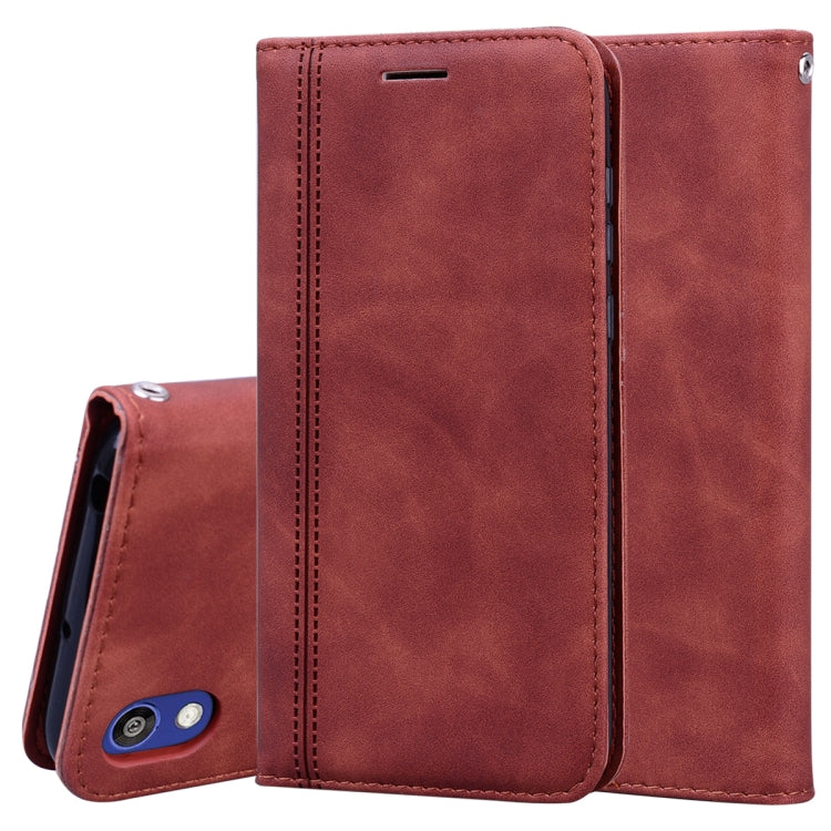 Frosted Business Magnetic Horizontal Flip PU Leather Case with Holder & Card Slot & Lanyard, For Huawei P40 Pro, For Huawei P40 Lite, For Huawei P Smart 2019, For Huawei P Smart / Enjoy 7S, For Huawei Y5 (2018), For Huawei P30 Lite���������������������...