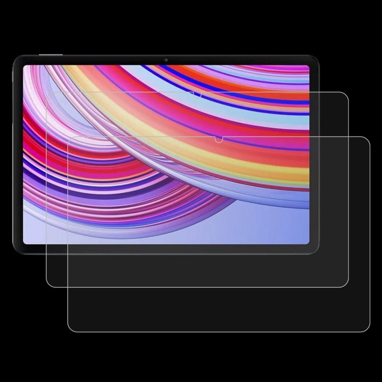 2pcs 9H 0.3mm Explosion-proof Tempered Glass Film, For Xiaomi Pad 7 / 7 Pro 11.2, For Xiaomi Poco Pad 12.1, For Xiaomi Redmi Pad SE 4G, For Xiaomi Redmi Pad Pro, For Xiaomi Pad 6 Max, For Xiaomi Redmi Pad SE, For Xiaomi Redmi Pad 2���������������������...