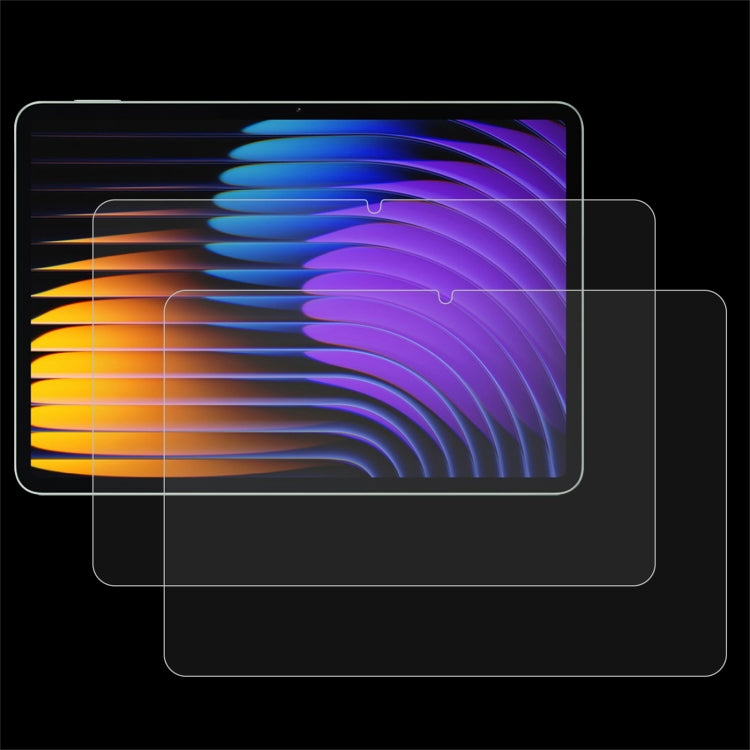 2pcs 9H 0.3mm Explosion-proof Tempered Glass Film, For Xiaomi Pad 7 / 7 Pro 11.2, For Xiaomi Poco Pad 12.1, For Xiaomi Redmi Pad SE 4G, For Xiaomi Redmi Pad Pro, For Xiaomi Pad 6 Max, For Xiaomi Redmi Pad SE, For Xiaomi Redmi Pad 2���������������������...