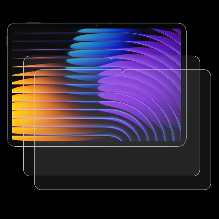 2pcs 9H 0.3mm Explosion-proof Tempered Glass Film, For Xiaomi Pad 7 / 7 Pro 11.2, For Xiaomi Poco Pad 12.1, For Xiaomi Redmi Pad SE 4G, For Xiaomi Redmi Pad Pro, For Xiaomi Pad 6 Max, For Xiaomi Redmi Pad SE, For Xiaomi Redmi Pad 2���������������������...