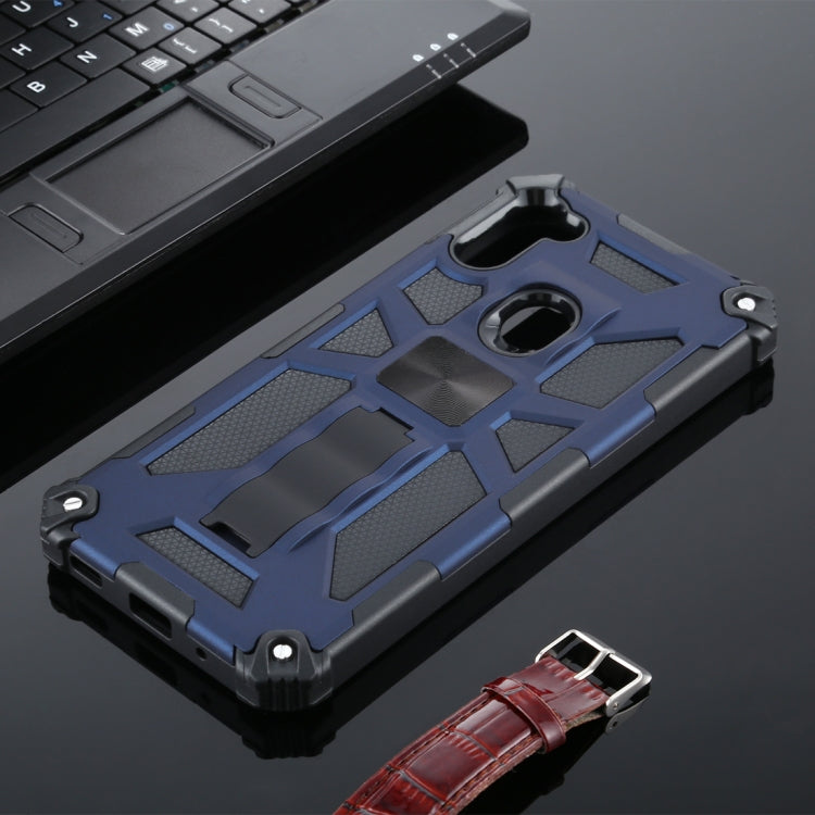 Shockproof TPU + PC Magnetic Protective Case with Holder, For Samsung Galaxy A11, For Xiaomi Redmi Note 9