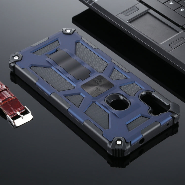 Shockproof TPU + PC Magnetic Protective Case with Holder, For Samsung Galaxy A11, For Xiaomi Redmi Note 9