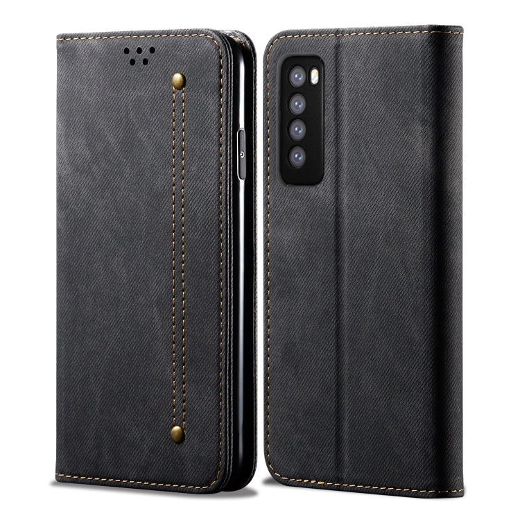 Denim Texture Casual Style Horizontal Flip Leather Case with Holder & Card Slots & Wallet, For Huawei Nova 7, For Huawei Nova 7 Pro, For Huawei Nova 7 SE / P40 Lite 5G, For Huawei Y5P, For Huawei Y6P, For Huawei Honor X10 5G, For Vivo Y50��������������...
