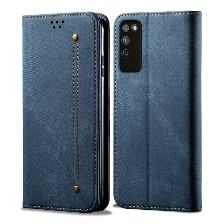 Denim Texture Casual Style Horizontal Flip Leather Case with Holder & Card Slots & Wallet, For Huawei Nova 7, For Huawei Nova 7 Pro, For Huawei Nova 7 SE / P40 Lite 5G, For Huawei Y5P, For Huawei Y6P, For Huawei Honor X10 5G, For Vivo Y50��������������...