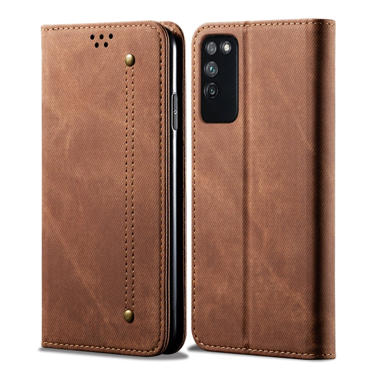 Denim Texture Casual Style Horizontal Flip Leather Case with Holder & Card Slots & Wallet, For Huawei Nova 7, For Huawei Nova 7 Pro, For Huawei Nova 7 SE / P40 Lite 5G, For Huawei Y5P, For Huawei Y6P, For Huawei Honor X10 5G, For Vivo Y50��������������...