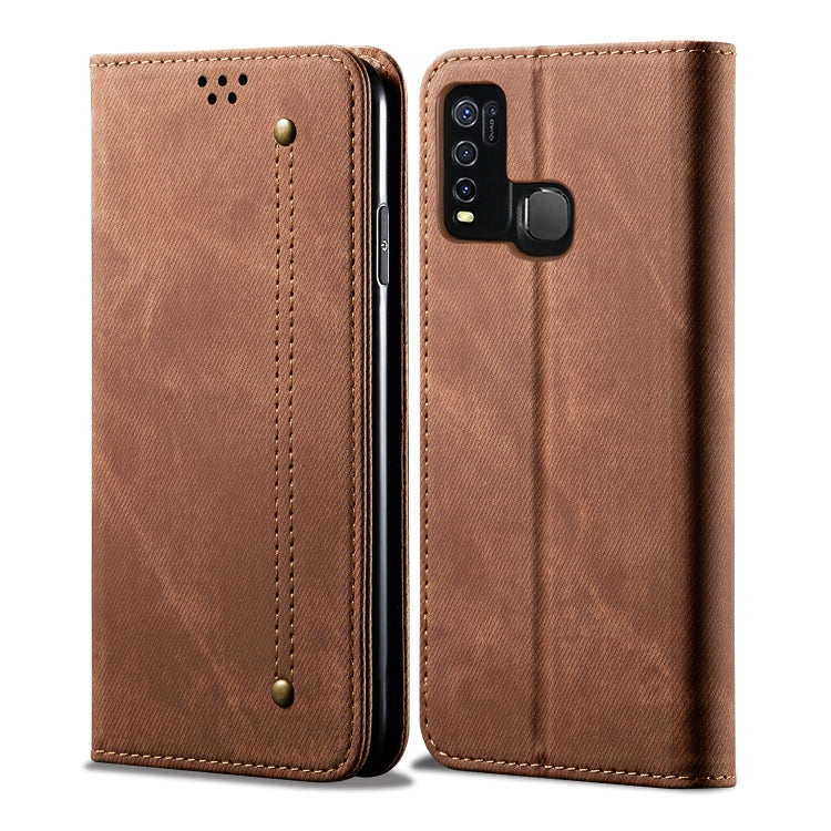 Denim Texture Casual Style Horizontal Flip Leather Case with Holder & Card Slots & Wallet, For Huawei Nova 7, For Huawei Nova 7 Pro, For Huawei Nova 7 SE / P40 Lite 5G, For Huawei Y5P, For Huawei Y6P, For Huawei Honor X10 5G, For Vivo Y50��������������...