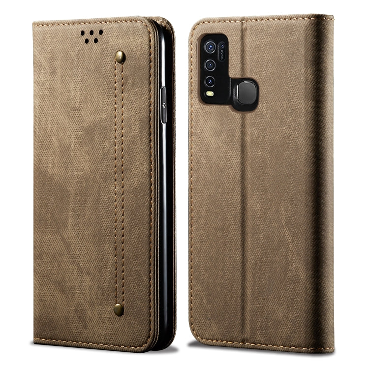 Denim Texture Casual Style Horizontal Flip Leather Case with Holder & Card Slots & Wallet, For Huawei Nova 7, For Huawei Nova 7 Pro, For Huawei Nova 7 SE / P40 Lite 5G, For Huawei Y5P, For Huawei Y6P, For Huawei Honor X10 5G, For Vivo Y50��������������...