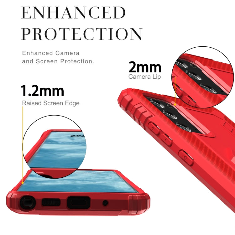Carbon Fiber Protective Case with 360 Degree Rotating Ring Holder, For Samsung Galaxy Note 20, For Huawei P30 Lite, For Huawei P30, For Huawei P30 Pro