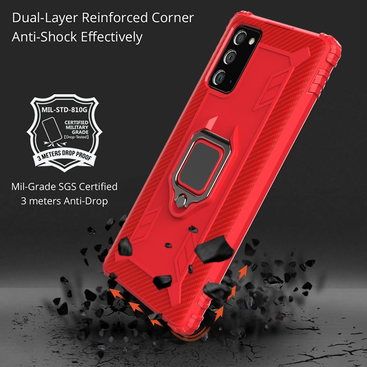 Carbon Fiber Protective Case with 360 Degree Rotating Ring Holder, For Samsung Galaxy Note 20, For Huawei P30 Lite, For Huawei P30, For Huawei P30 Pro
