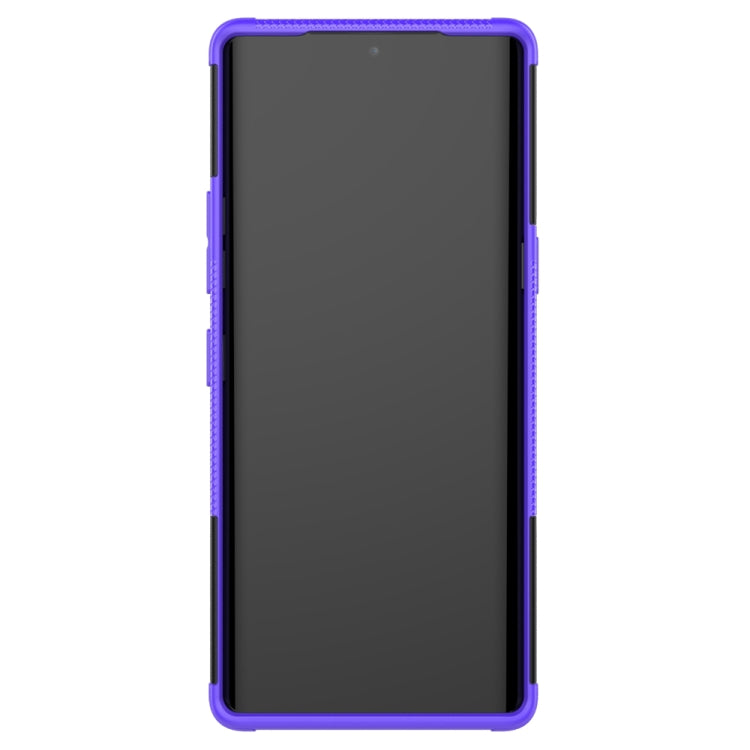 Tire Texture Shockproof TPU+PC Protective Case with Holder, For LG Velvet, For Samsung Galaxy A21 (US Version), For Xiaomi Redmi Note 9, For Amazon Fire HD 8 (2020)