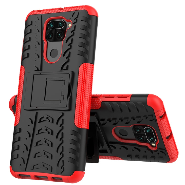 Tire Texture Shockproof TPU+PC Protective Case with Holder, For LG Velvet, For Samsung Galaxy A21 (US Version), For Xiaomi Redmi Note 9, For Amazon Fire HD 8 (2020)