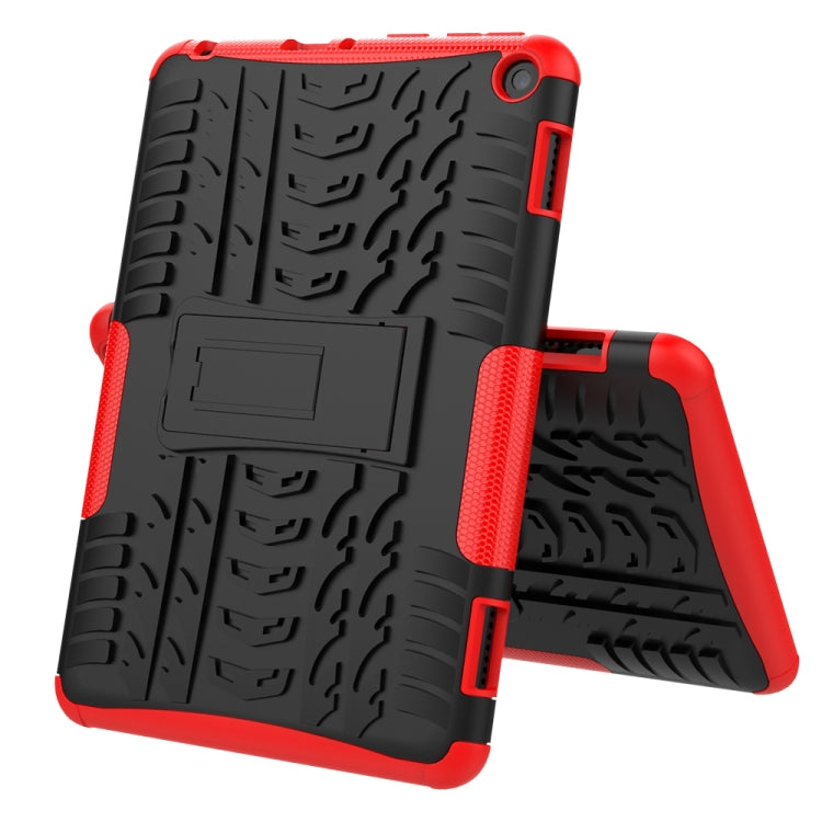 Tire Texture Shockproof TPU+PC Protective Case with Holder, For LG Velvet, For Samsung Galaxy A21 (US Version), For Xiaomi Redmi Note 9, For Amazon Fire HD 8 (2020)