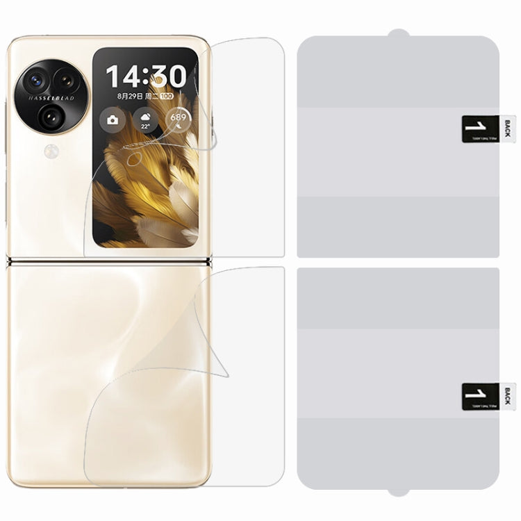 Full Screen Back Protector Explosion-proof Hydrogel Film, For OPPO Find N3 Flip, For OPPO Find N3