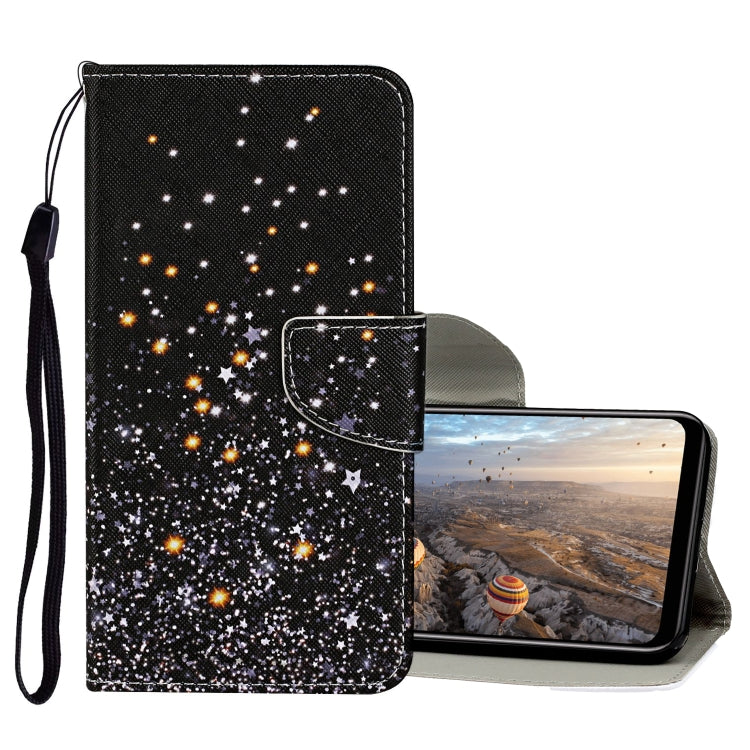 Colored Drawing Pattern Horizontal Flip Leather Case with Holder & Card Slots & Wallet, For Huawei P40 Lite E, For Huawei P40