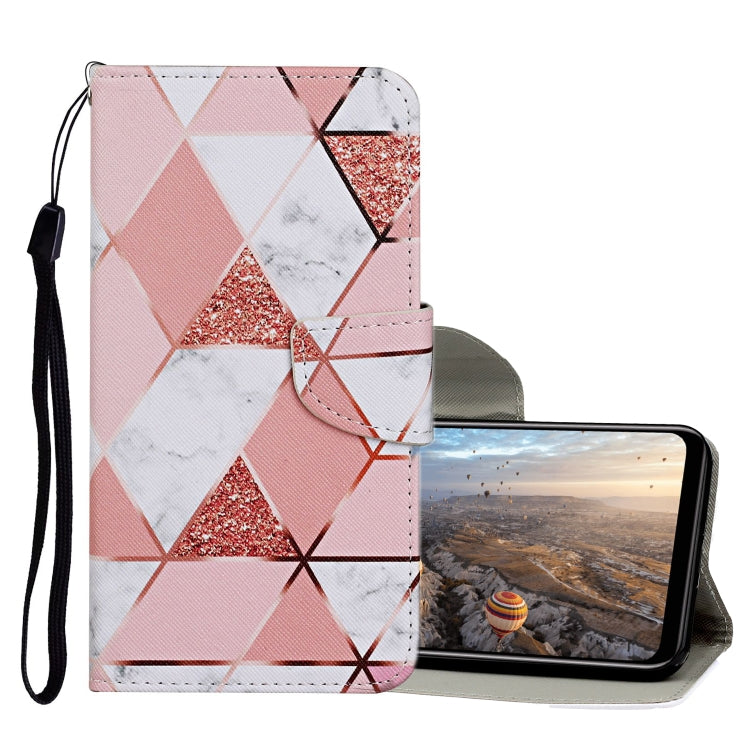 Colored Drawing Pattern Horizontal Flip Leather Case with Holder & Card Slots & Wallet, For Huawei P40 Lite E, For Huawei P40