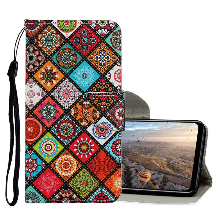 Colored Drawing Pattern Horizontal Flip Leather Case with Holder & Card Slots & Wallet, For Huawei P40 Lite E, For Huawei P40