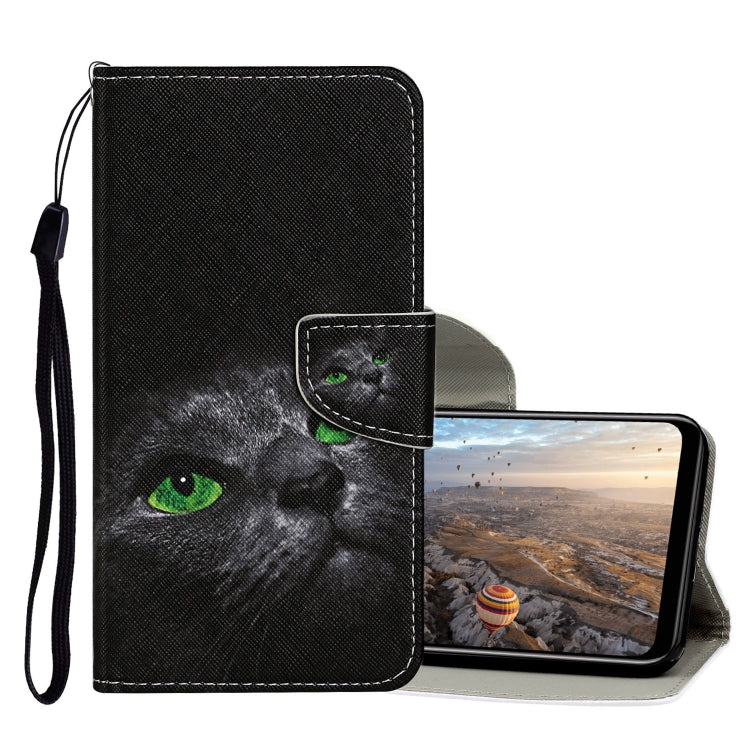 Colored Drawing Pattern Horizontal Flip Leather Case with Holder & Card Slots & Wallet, For Huawei P40 Lite E, For Huawei P40