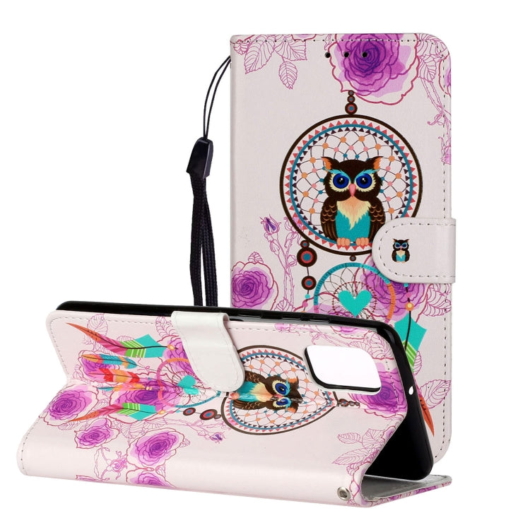 Oil Embossed Coloured Drawing Pattern Horizontal Flip PU Leather Case with Holder & Card Slots & Wallet, For Galaxy A41