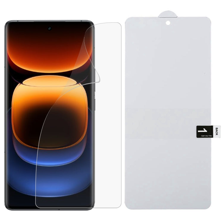 Full Screen Protector Explosion-proof Hydrogel Film, For vivo iQOO 12 Pro, For vivo X100 Pro, For vivo Y100i / Y100t, For vivo S18 Pro, For vivo V29 Pro, For vivo X100, For vivo S18, For vivo iQOO Neo9, For vivo iQOO Neo9 Pro, For vivo iQOO 12���������...