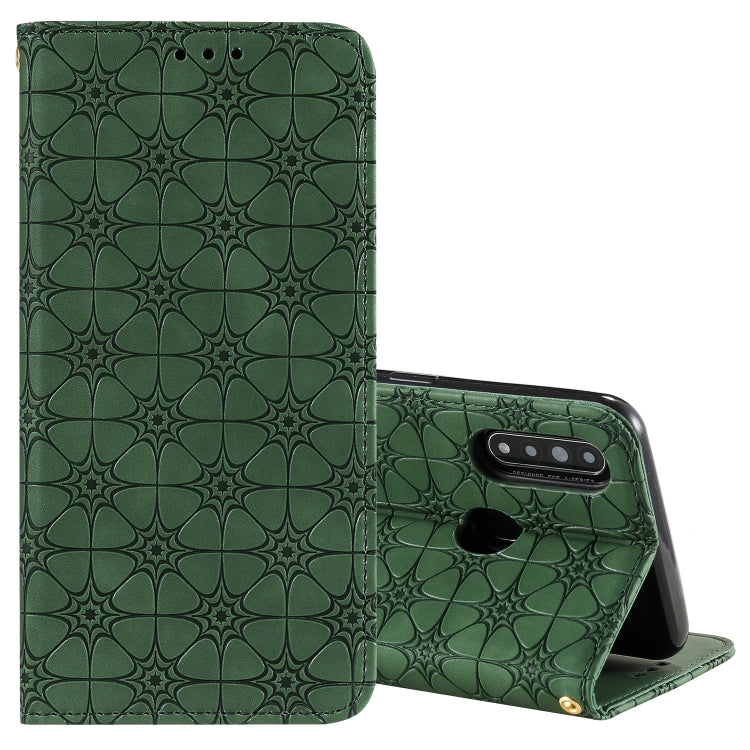 Lucky Flowers Embossing Pattern Magnetic Horizontal Flip Leather Case with Holder & Card Slots, For OPPO A8 / A31 (2020), For OPPO A52 / A72 / A92, For OPPO A91 / F15 (2020), For OPPO A92s, For OPPO A9 (2020) / A5 (2020) / A11X