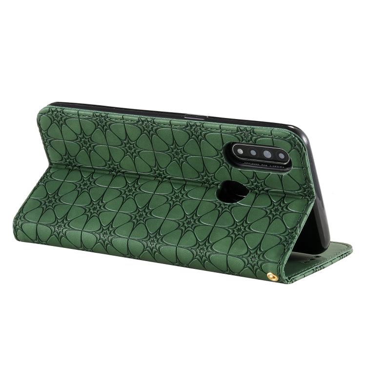 Lucky Flowers Embossing Pattern Magnetic Horizontal Flip Leather Case with Holder & Card Slots, For OPPO A8 / A31 (2020), For OPPO A52 / A72 / A92, For OPPO A91 / F15 (2020), For OPPO A92s, For OPPO A9 (2020) / A5 (2020) / A11X