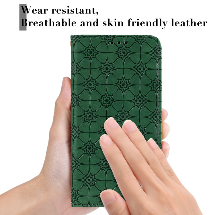 Lucky Flowers Embossing Pattern Magnetic Horizontal Flip Leather Case with Holder & Card Slots, For OPPO A8 / A31 (2020), For OPPO A52 / A72 / A92, For OPPO A91 / F15 (2020), For OPPO A92s, For OPPO A9 (2020) / A5 (2020) / A11X