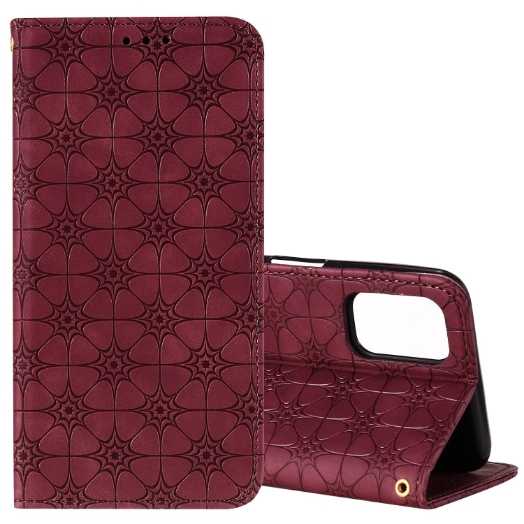 Lucky Flowers Embossing Pattern Magnetic Horizontal Flip Leather Case with Holder & Card Slots, For OPPO A8 / A31 (2020), For OPPO A52 / A72 / A92, For OPPO A91 / F15 (2020), For OPPO A92s, For OPPO A9 (2020) / A5 (2020) / A11X