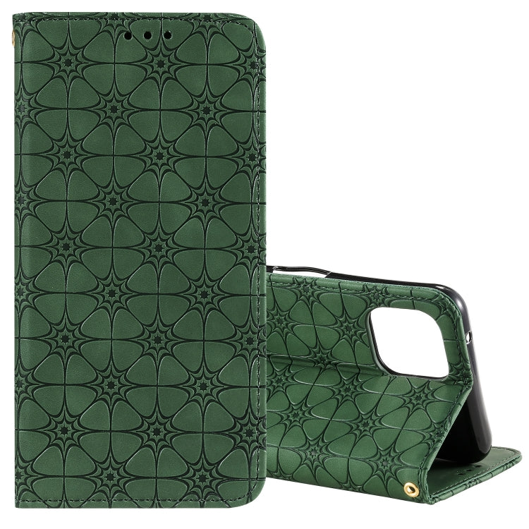 Lucky Flowers Embossing Pattern Magnetic Horizontal Flip Leather Case with Holder & Card Slots, For OPPO A8 / A31 (2020), For OPPO A52 / A72 / A92, For OPPO A91 / F15 (2020), For OPPO A92s, For OPPO A9 (2020) / A5 (2020) / A11X