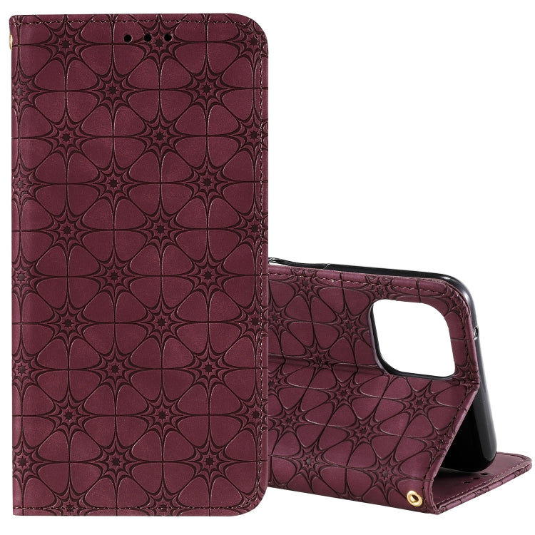 Lucky Flowers Embossing Pattern Magnetic Horizontal Flip Leather Case with Holder & Card Slots, For OPPO A8 / A31 (2020), For OPPO A52 / A72 / A92, For OPPO A91 / F15 (2020), For OPPO A92s, For OPPO A9 (2020) / A5 (2020) / A11X