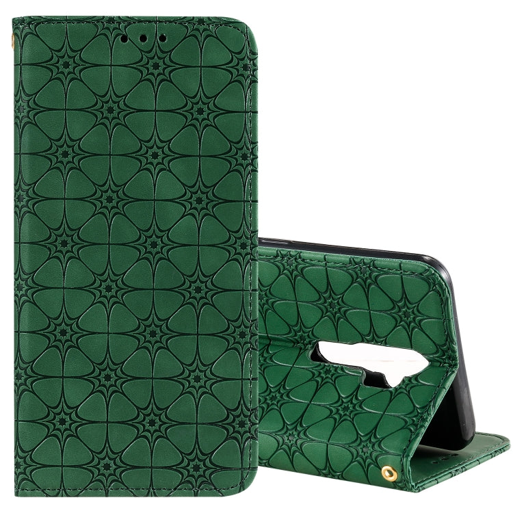 Lucky Flowers Embossing Pattern Magnetic Horizontal Flip Leather Case with Holder & Card Slots, For OPPO A8 / A31 (2020), For OPPO A52 / A72 / A92, For OPPO A91 / F15 (2020), For OPPO A92s, For OPPO A9 (2020) / A5 (2020) / A11X