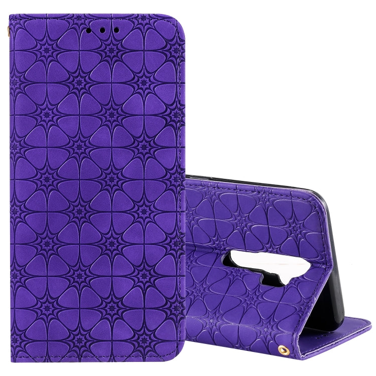 Lucky Flowers Embossing Pattern Magnetic Horizontal Flip Leather Case with Holder & Card Slots, For OPPO A8 / A31 (2020), For OPPO A52 / A72 / A92, For OPPO A91 / F15 (2020), For OPPO A92s, For OPPO A9 (2020) / A5 (2020) / A11X