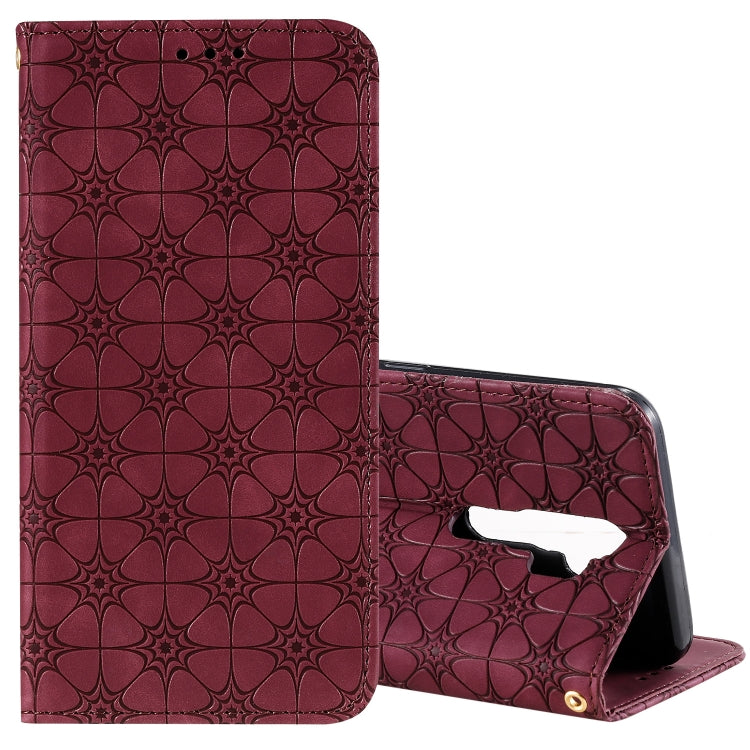 Lucky Flowers Embossing Pattern Magnetic Horizontal Flip Leather Case with Holder & Card Slots, For OPPO A8 / A31 (2020), For OPPO A52 / A72 / A92, For OPPO A91 / F15 (2020), For OPPO A92s, For OPPO A9 (2020) / A5 (2020) / A11X