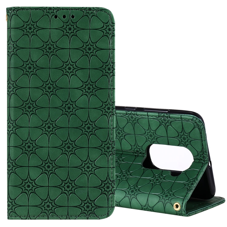 Lucky Flowers Embossing Pattern Magnetic Horizontal Flip Leather Case with Holder & Card Slots, For Huawei P Smart (2020), For Xiaomi Redmi Note 9 / 10X, For Huawei P40 Lite 5G / nova 7 SE, For Xiaomi Mi Note 10 Lite, For Huawei Y5p (2020) / Honor 9S��...