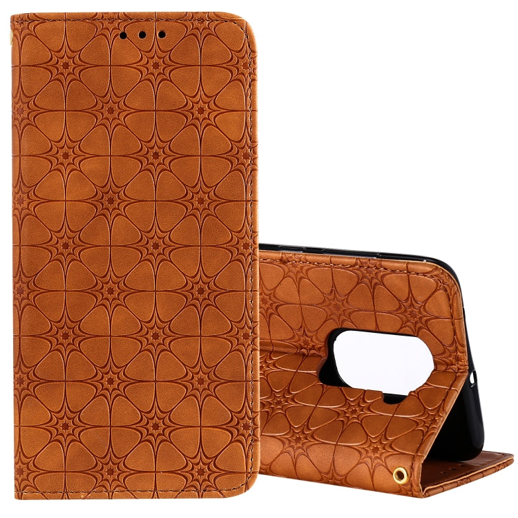 Lucky Flowers Embossing Pattern Magnetic Horizontal Flip Leather Case with Holder & Card Slots, For Huawei P Smart (2020), For Xiaomi Redmi Note 9 / 10X, For Huawei P40 Lite 5G / nova 7 SE, For Xiaomi Mi Note 10 Lite, For Huawei Y5p (2020) / Honor 9S��...