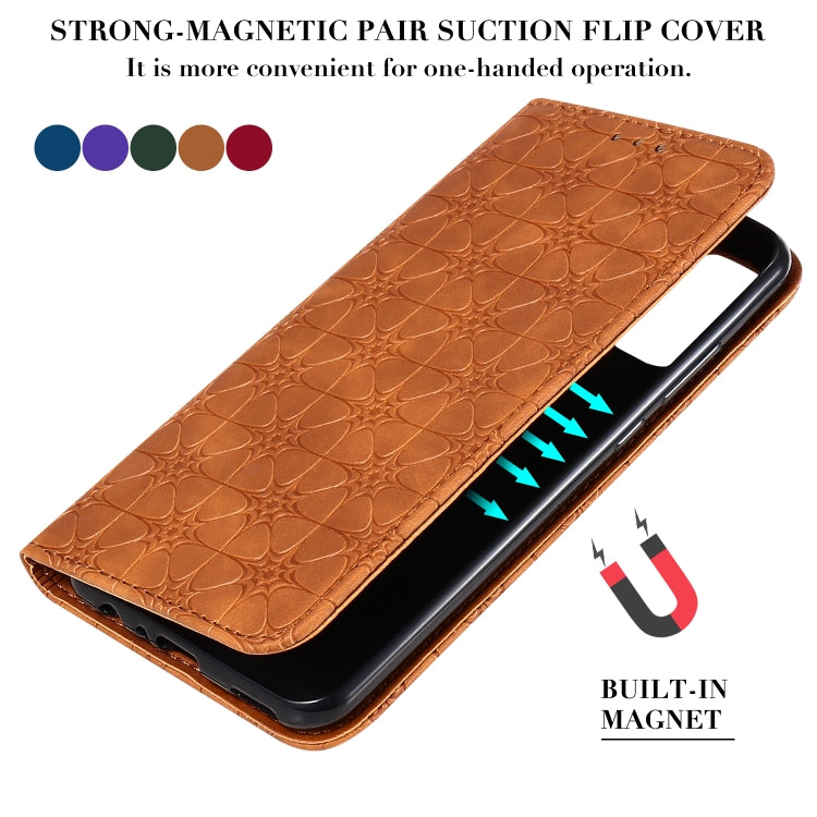 Lucky Flowers Embossing Pattern Magnetic Horizontal Flip Leather Case with Holder & Card Slots, For Huawei P Smart (2020), For Xiaomi Redmi Note 9 / 10X, For Huawei P40 Lite 5G / nova 7 SE, For Xiaomi Mi Note 10 Lite, For Huawei Y5p (2020) / Honor 9S��...