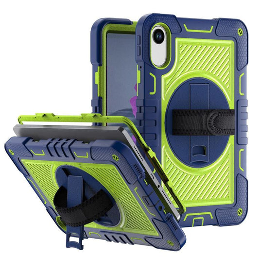 360 Degree Rotation PC Contrast Silicone Tablet Case