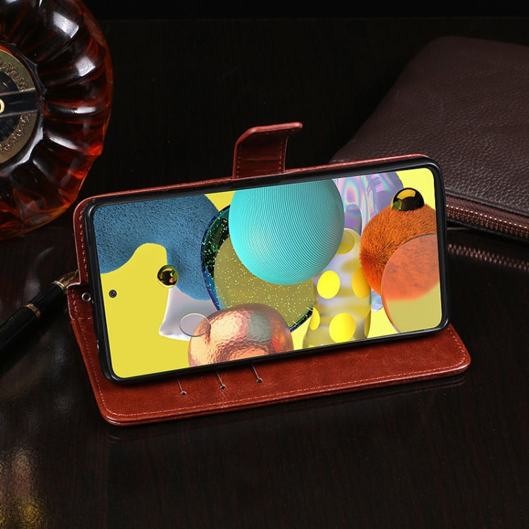 idewei Crazy Horse Texture Horizontal Flip Leather Case with Holder & Card Slots & Wallet, For Samsung Galaxy A51 5G, For Samsung Galaxy A71 5G, For Xiaomi Mi Note 10 Lite, For Xiaomi Redmi 9, For Xiaomi Poco M2 Pro, For Xiaomi Redmi 9A����������������...