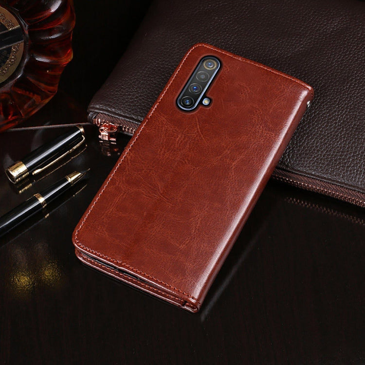 idewei Crazy Horse Texture Horizontal Flip Leather Case with Holder & Card Slots & Wallet, For OPPO Realme X3, For ZTE Axon 11 SE 5G